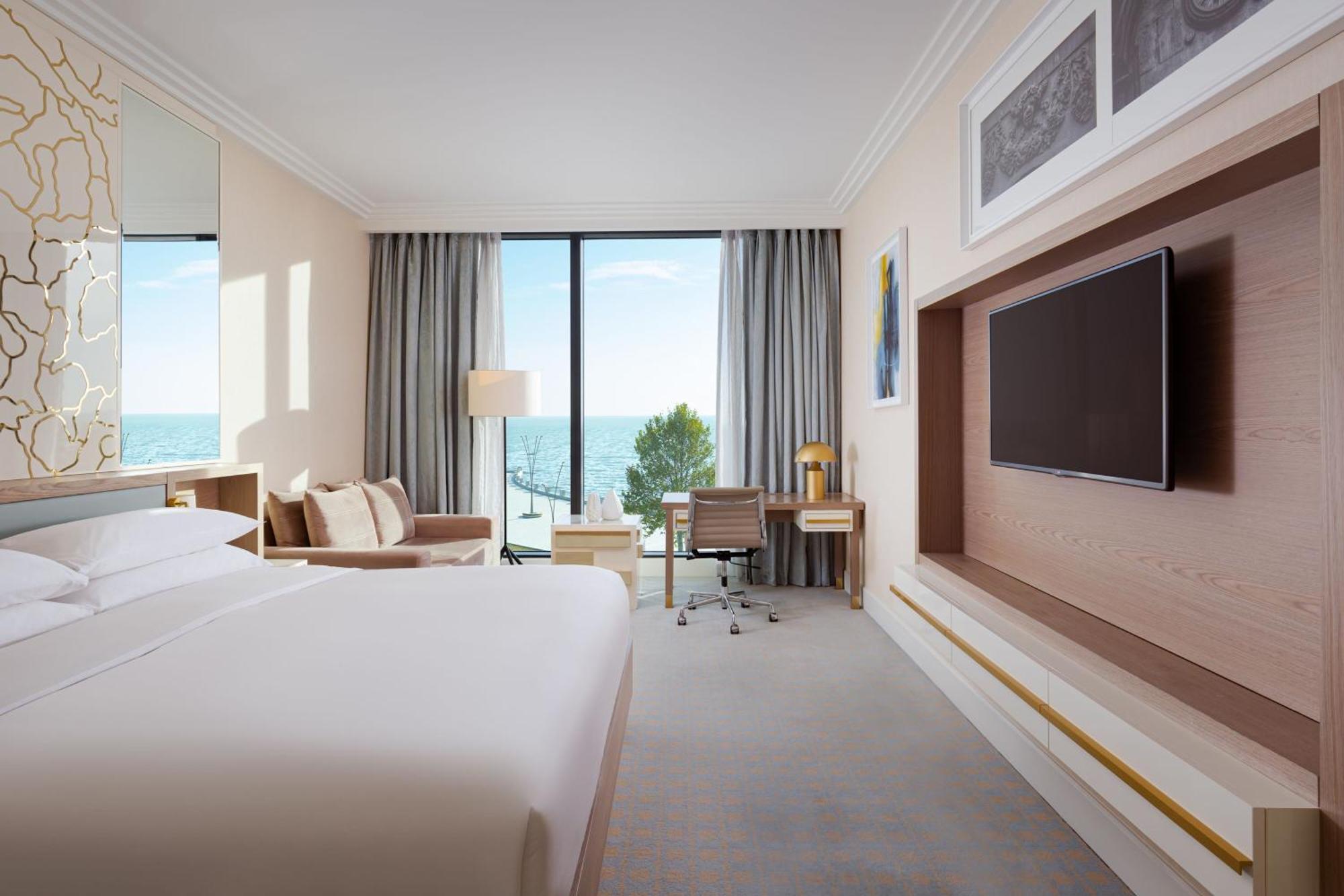 Baku Marriott Hotel Boulevard Eksteriør bilde Deluxe Ocean View Room