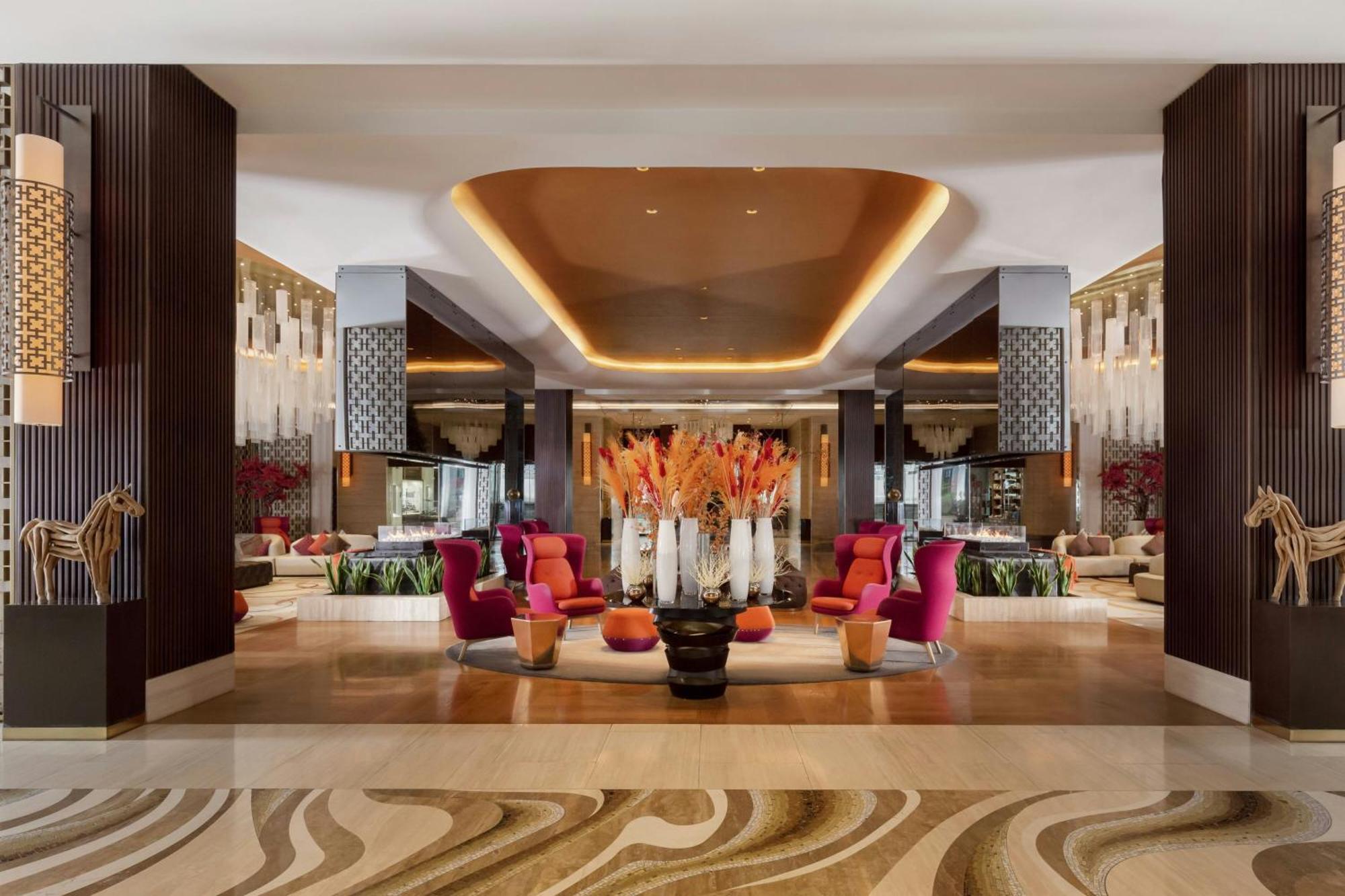 Baku Marriott Hotel Boulevard Eksteriør bilde The lobby of the hotel